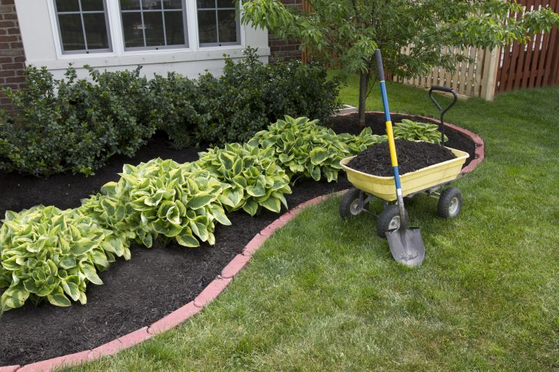 Brown Mulch Installation in Ventura County, CA