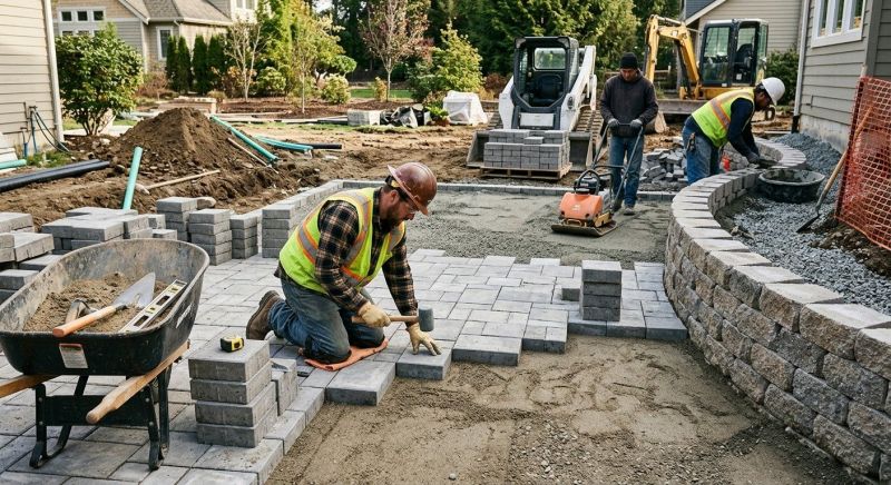 Clay Pavers Installation in Boston, MA