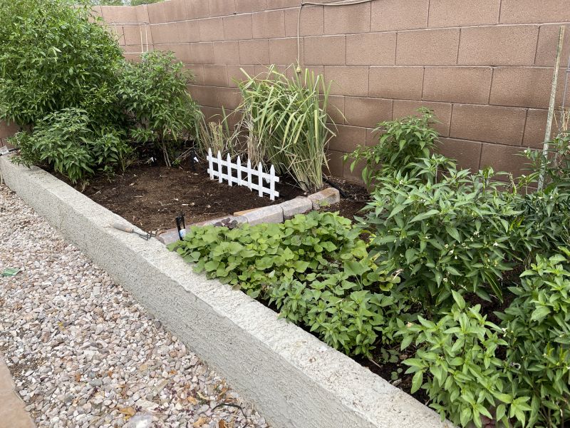 Flowerbed Curbing Installation in Citrus County, FL
